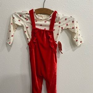Wonder nation red & floral jumper 24 months